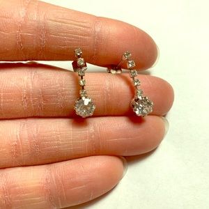 Rhinestone earrings